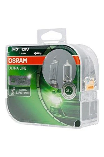 OSRAM Automobilinės lemputės ULTRA LIFE H7 55W 12V PX26D 2vnt