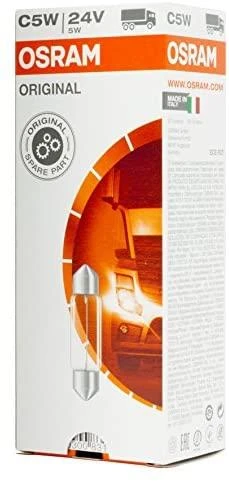 OSRAM Automobilinė lemputė 5W 24V CV8.5-8 1vnt