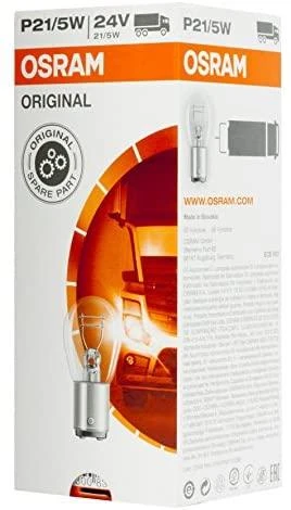 OSRAM Automobilinė lemputė 21/5W 24V BA15D 1vnt