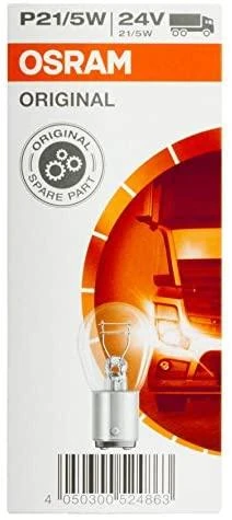 OSRAM Automobilinė lemputė 21/5W 24V BA15D 1vnt