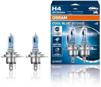 Osram lemputės, H4, COOL Mėlynas Intense, NextGen, 5000K 60/55W 64193