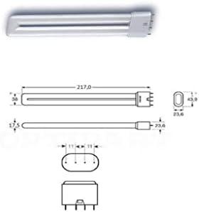 18W lemputė OSRAM DULUX L LUMILUX 840, 2G11, 4000K