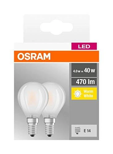 Osram Ledvance LED BASE CL P GL FR 40 neryškus 4W/827 E14
