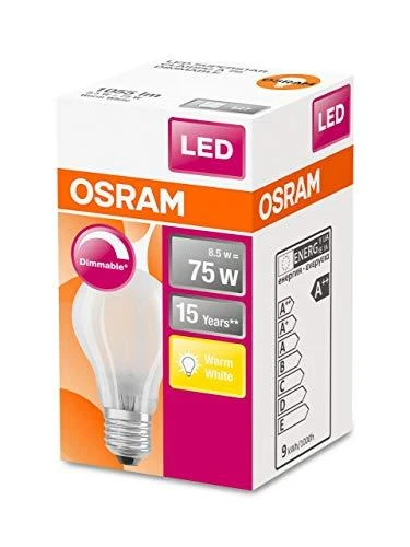 Osram LED SUPERSTAR ClasA 230V 8,5W 827 E27 DIM A++ 1055lm 2700K 15000h