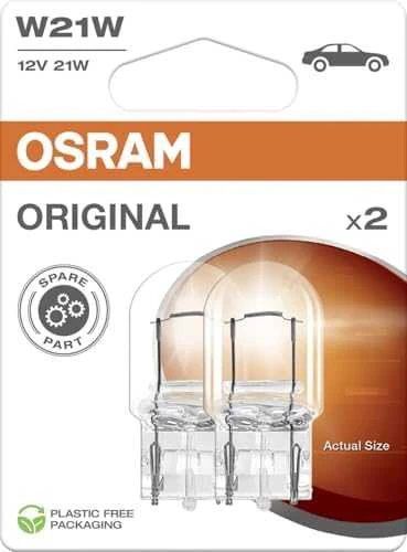 Osram W21W 12V 21W lemputės 2vnt pakuotė