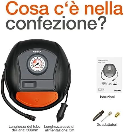 OSRAM Oro kompresorius 12V 5.5BAR