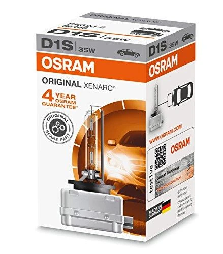 OSRAM D1S ksenoninė lemputė pakuotėje