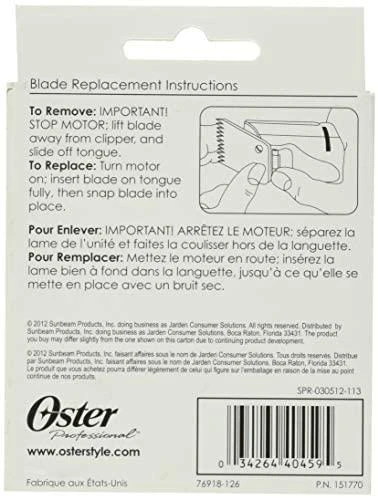 OSTER 918-12 Kerpamoji galvutė (2), 6,3 mm