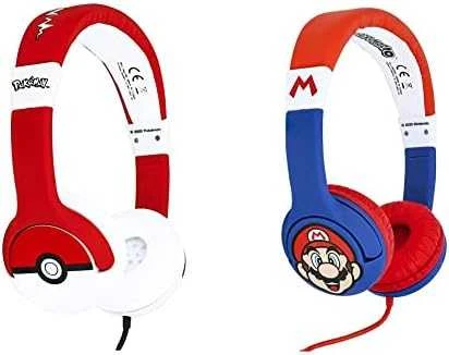 OTL Technologies Pokemon Pokeball ausinės vaikams, su laidu