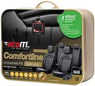 Amio Universalūs sėdynių užvalkalai OTOM, COMFORTLINE - juoda