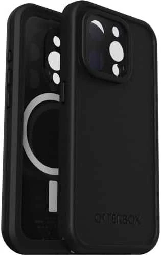 „OtterBox Fre Case“ dėklas, ‚MagSafe‘, „Apple iPhone 15 Pro“, juodas