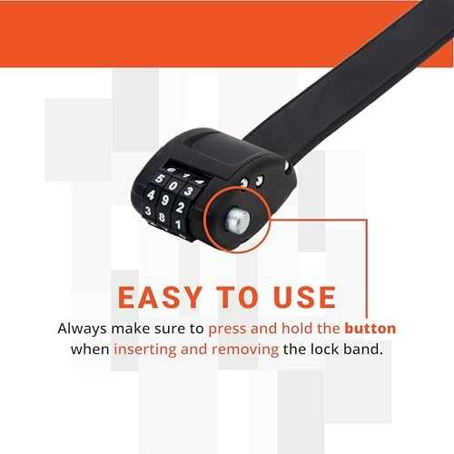 OTTOLOCK 76cm spyna ORIGINAL juoda