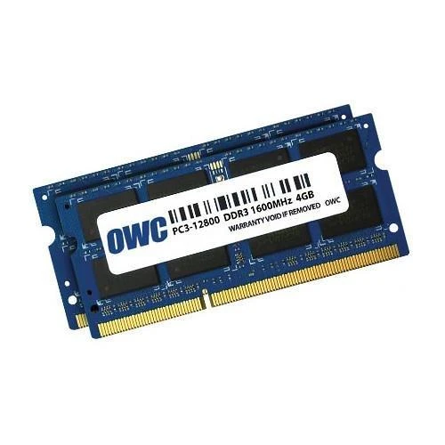 RAM Nešiojamojo kompiuterio atmintis OWC SODIMM, DDR3L, 8 GB, 1600 MHz, CL11 (OWC1600DDR3S08S)