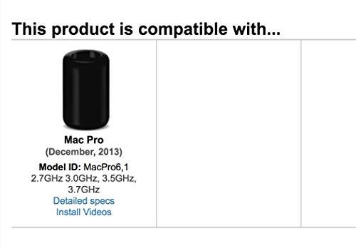 OWC Aura Pro X2 SSD 1TB Mac Pro 2013 radiatorius