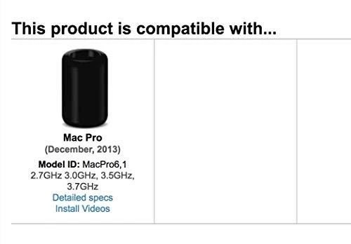 OWC Aura Pro X2 SSD 480GB Mac Pro 2013 radiatorius