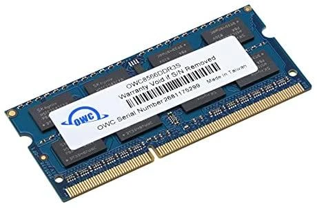 RAM Nešiojamojo kompiuterio atmintis OWC SODIMM, DDR3, 8 GB, 1066 MHz, CL7 (OWC8566DDR3S8GB)