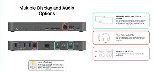 OWC 14in1 Thunderbolt 3 stotis / replikatorius (OWCTB3DK14PSG)