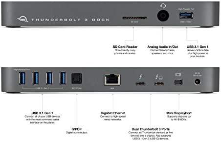 Stotis / replikatorius OWC 14W1 Thunderbolt 3 (OWC TB3DK14PNG)