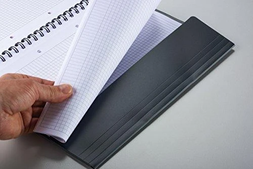 Sąsiuvinis su spirale OXFORD MEETINGBOOK, A4, 80 lapų, langeliai