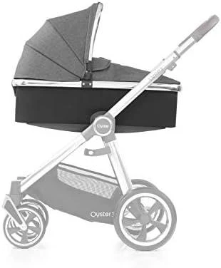 Babystyle Baby Style Oyster 3 - vežimėlio lopšys | pilkos spalvos su sidabrinėmis detalėmis