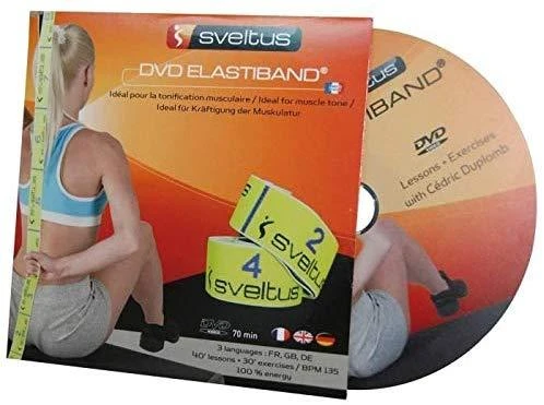 Sveltus Juosta mankštai ELASTIBAND 15kg vidutinė+pakuotė