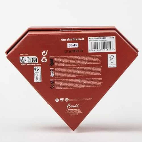 Kelioninis CERDÁ DC Comics Supermeno rinkinys, 3 suaugusiųjų kojinės