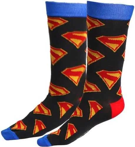 Kelioninis CERDÁ DC Comics Supermeno rinkinys, 3 suaugusiųjų kojinės