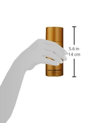 Paco Rabanne 1 Million dezodorantas, 14 cm dydžio palyginimas