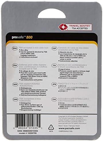 Pacsafe Prosafe 800 Sidabrinis (PCL10250705)