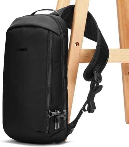 Pacsafe +Vibe 325 sling pack JET Juodas