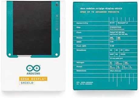 Giga Ekranas Shield – 3.97 colių jutiklinio ekrano perdanga – Arduino ASX00039