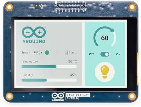 Giga Ekranas Shield – 3.97 colių jutiklinio ekrano perdanga – Arduino ASX00039