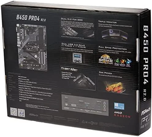 Pagrindinė plokštė ASROCK B450 Pro4