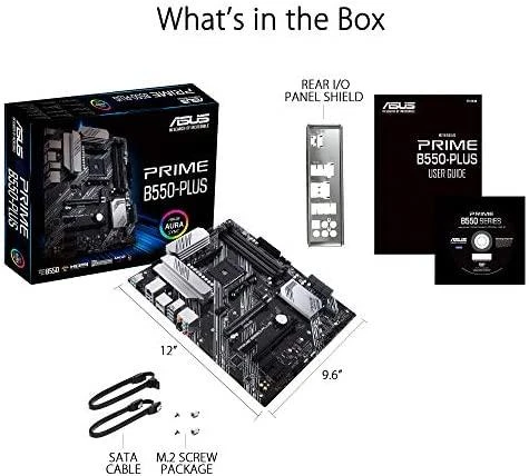 Pagrindinė plokštė ASUS PRIME B550-PLUS