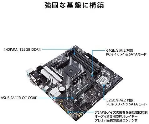 Pagrindinė plokštė ASUS AMD B550 / SAM4 / MicroATX / Memory DDR4 / Atminties lizdai 4 / 2xPCI-Express 3.0 1x / 1xPCI-Express 4.0 16x / 2xM.2 / 1x15pin D-sub / 1xDVI-D / 1xHDMI / 6xUSB 3.2 / 1xPS/2 / 1xRJ45 / 3xAudio port