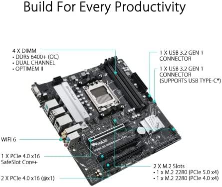 Pagrindinė plokštė MB ASUS PRIME B650M-A WIFI