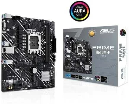 ASUS Prime H610M-E-CSM, Intel H610 pagrindinė plokštė - LGA1700 lizdas, DDR5
