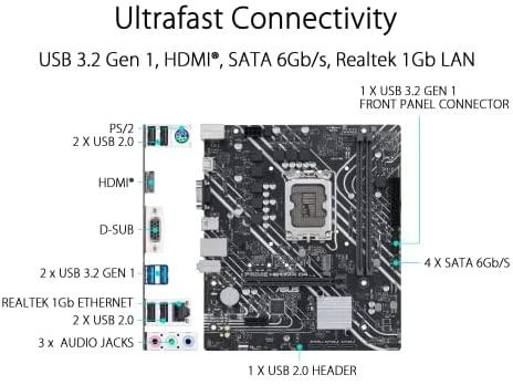 Pagrindinė plokštė Asus | PRIME H610M-K D4 | Procesorių šeima Intel | Procesoriaus lizdas LGA1700 | DDR4 DIMM | Atminties lizdai 2 | Palaikomos standžiojo disko sąsajos SATA, M.2 | SATA jungčių skaičius 4 | Mikroschemų rinkinys Intel H610 | mATX