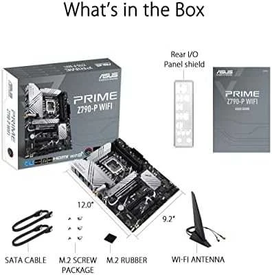 Pagrindinė plokštė ASUS PRIME Z790-P WIFI, LGA 1700, ATX, DDR5