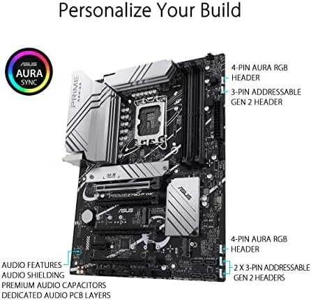 Pagrindinė plokštė ASUS PRIME Z790-P WIFI, LGA 1700, ATX, DDR5