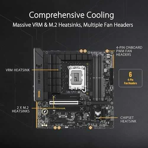 Pagrindinė plokštė ASUS TUF Gaming B760M-PLUS WIFI II