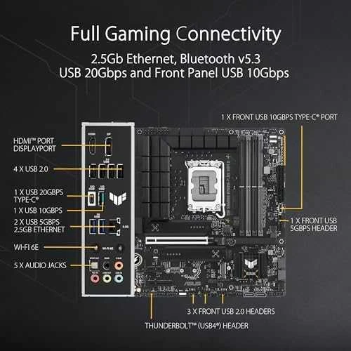 Pagrindinė plokštė ASUS TUF Gaming B760M-PLUS WIFI II