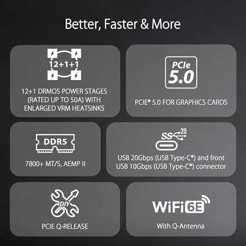 Pagrindinė plokštė ASUS TUF Gaming B760M-PLUS WIFI II
