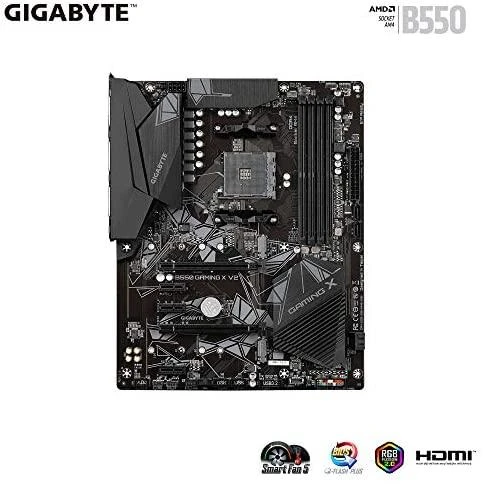 Pagrindinė plokštė GIGABYTE/AMD B550/AM4/ATX/Memory DDR4/Atminties lizdai 4/3xPCI-Express 3.0 1x/1xPCI-Express 3.0 2x/1xPCI-Express 4.0 16x/2xM.2/1xDVI-D/1xHDMI/2xAudio-In/1xAudio-Out/2xUSB 2.0/4xUSB 3.2/1xPS/2/1xRJ45