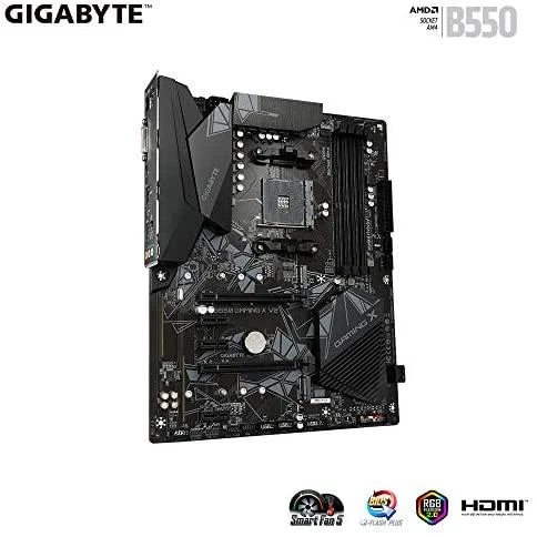 Pagrindinė plokštė GIGABYTE/AMD B550/AM4/ATX/Memory DDR4/Atminties lizdai 4/3xPCI-Express 3.0 1x/1xPCI-Express 3.0 2x/1xPCI-Express 4.0 16x/2xM.2/1xDVI-D/1xHDMI/2xAudio-In/1xAudio-Out/2xUSB 2.0/4xUSB 3.2/1xPS/2/1xRJ45