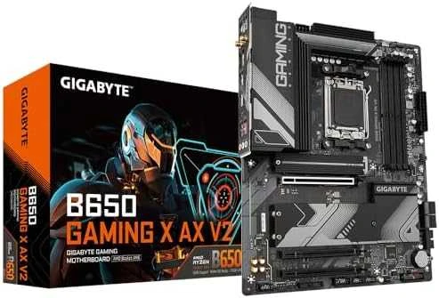 Pagrindinė plokštė GIGABYTE B650 GAMING X AX V2 AM5 4xDDR5 4xSATA 3xM.2