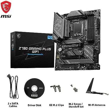 Pagrindinė plokštė MSI | Z790 GAMING PLUS WIFI | Procesorių šeima „Intel“ | Procesoriaus lizdas LGA1700 | DDR5 | SATA jungčių skaičius 6