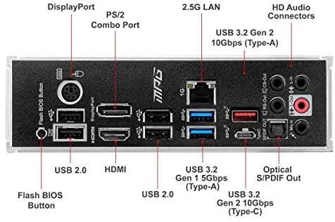 Pagrindinė plokštė MSI MPG B550 GAMING PLUS