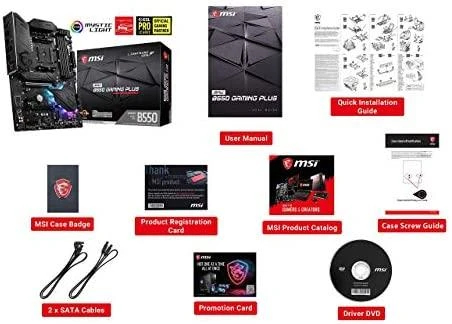 Pagrindinė plokštė MSI MPG B550 GAMING PLUS