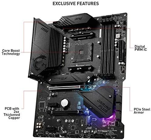 Pagrindinė plokštė MSI MPG B550 GAMING PLUS